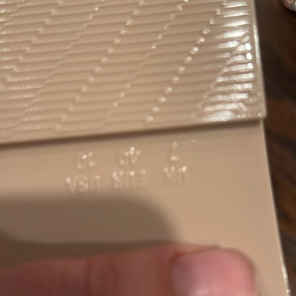 Tahari Slide Sandals w/ crossover rubberized straps - Picture 3 of 4